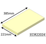 Parkray (FULL SET) BASE Fire Bricks  |  Aspect 80B - 3 Bricks in total